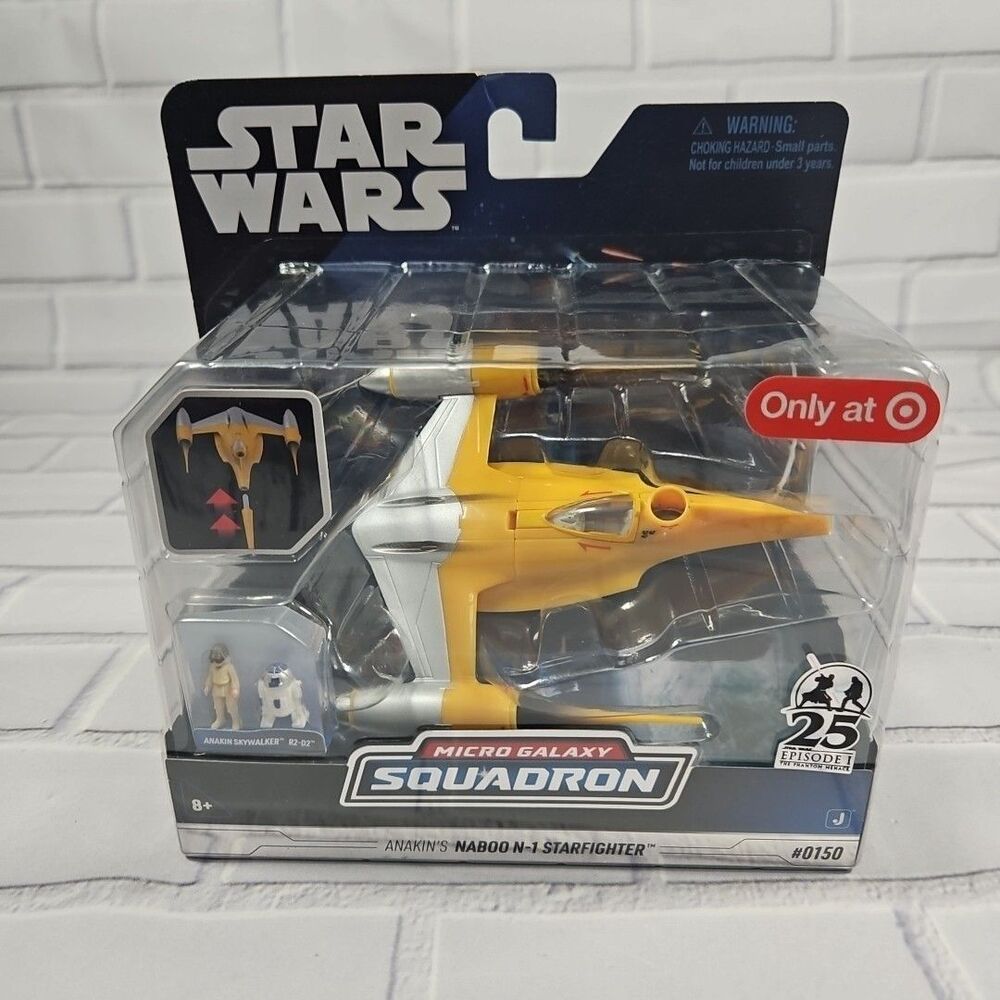 Star Wars THE PHANTOM MENACE N-1 NABOO STARFIGHTER Micro Galaxy Squadron